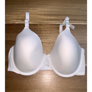 Maidenform White Lightly Padded Underwire T-Shirt Bra w/ Adjustable Straps 40DD